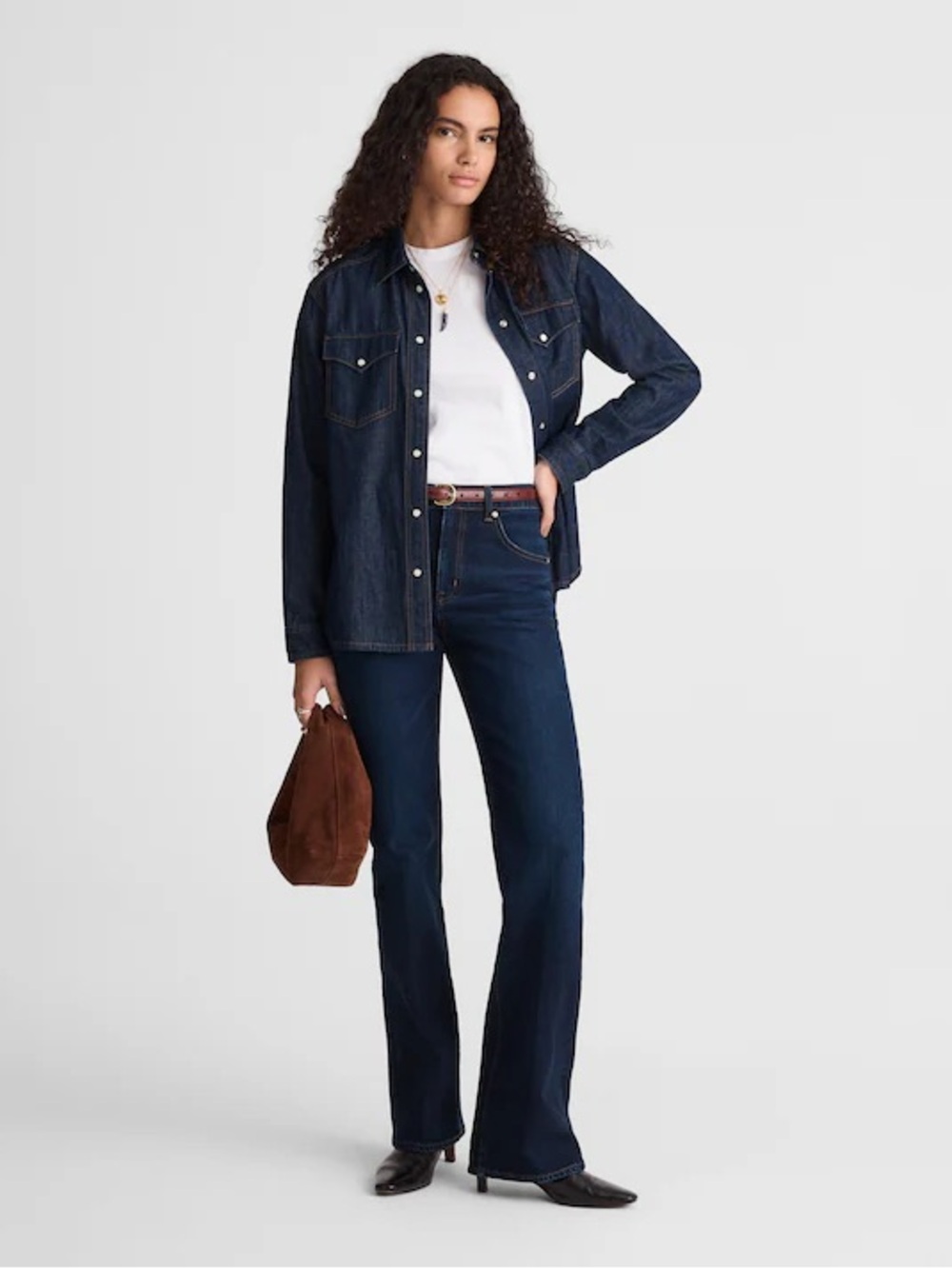 Madewell The Petite Relaxed Bootcut Jean in Foundry Wash NWT